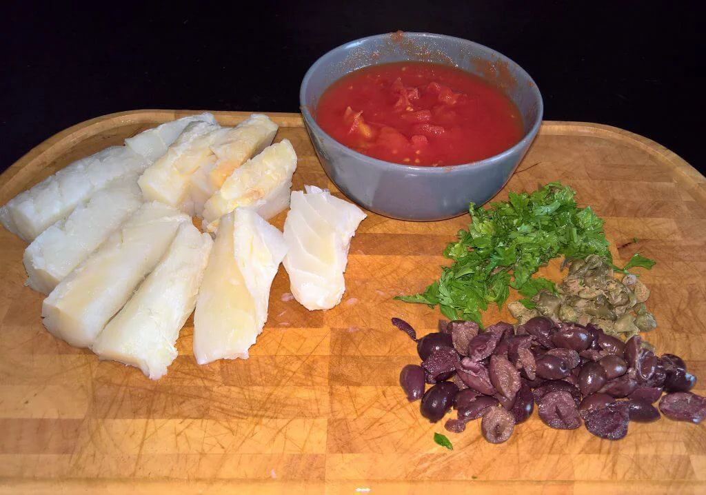 Spaghetti con stoccafisso alla marinara